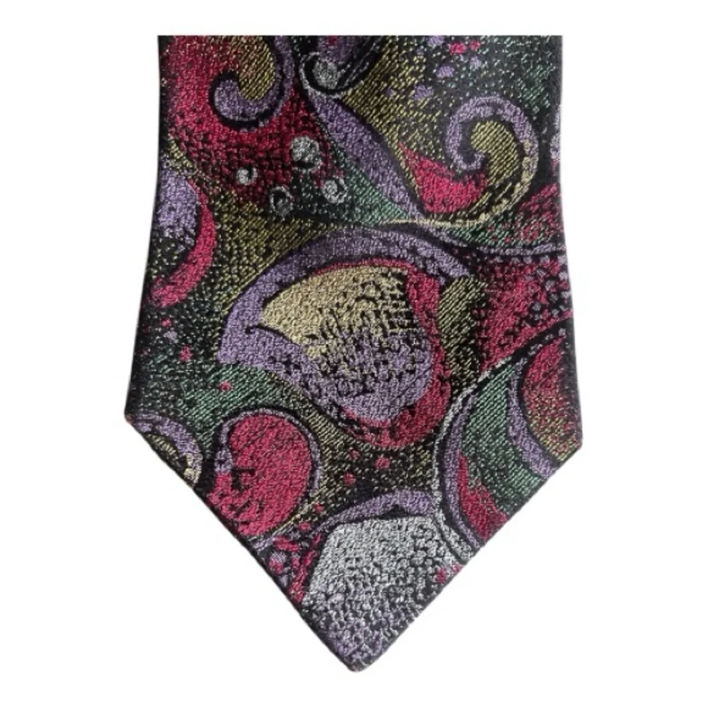 MISSONI men's silk neck tie made in Italy
